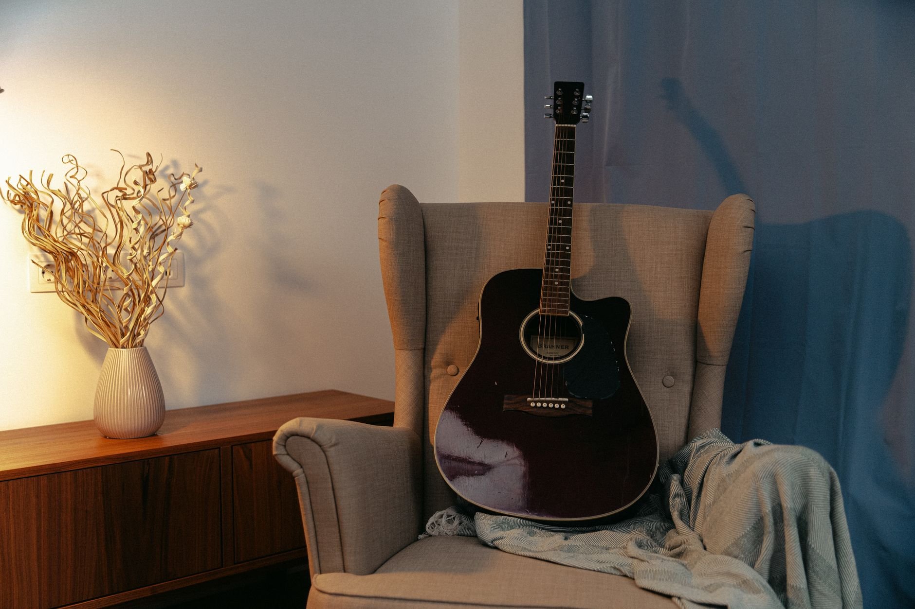 A cozy living room with warm afternoon light — the kind of home Her Companion and Delivery visits.
